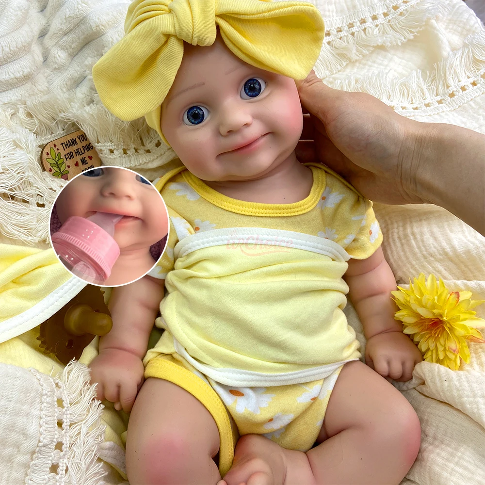 Кукла-реборн Maddie с открывающимся ртом, 20 дюймов, ручной работы, из силикона, реалистичная, водонепроницаемая, мягкая, для девочек, в подарок на день рождения
Кукла-реборн Maddie с открывающимся ртом, 20 дюймов, ручной работы, из силикона, реалистичная, водонепроницаемая, мягкая, для девочек, в подарок на день рождения