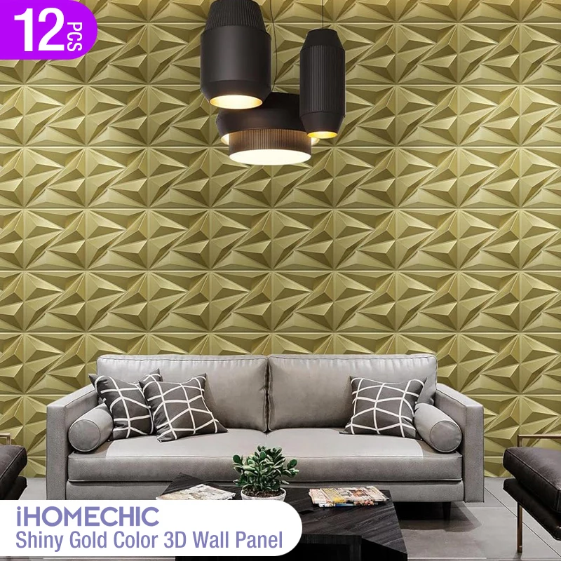 12pcs 30x30cm 3D Wall Panel Shining Gold 3D Wall Sticker Champagne gold color Wedding party background wall art Wood grain paper
12pcs 30x30cm 3D Wall Panel Shining Gold 3D Wall Sticker Champagne gold color Wedding party background wall art Wood grain paper