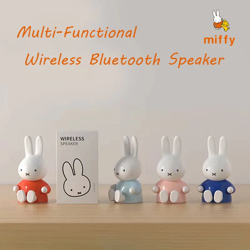 Kawaii Miffy Wireless Bluetooth Speaker Cartoon Creative 3D Surround Sound Music Player Anime Desktop Decoration Perfect Present
Kawaii Miffy Wireless Bluetooth Speaker Cartoon Creative 3D Surround Sound Music Player Anime Desktop Decoration Perfect Present