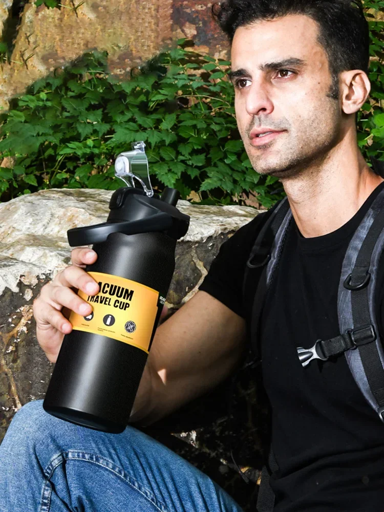 1500ML Stainless Steel Thermo Bottle Portable Thermos Large Capacity Thermo Water Bottle Tumbler Thermoses Outdoor Vacuum Flasks
1500ML Stainless Steel Thermo Bottle Portable Thermos Large Capacity Thermo Water Bottle Tumbler Thermoses Outdoor Vacuum Flasks