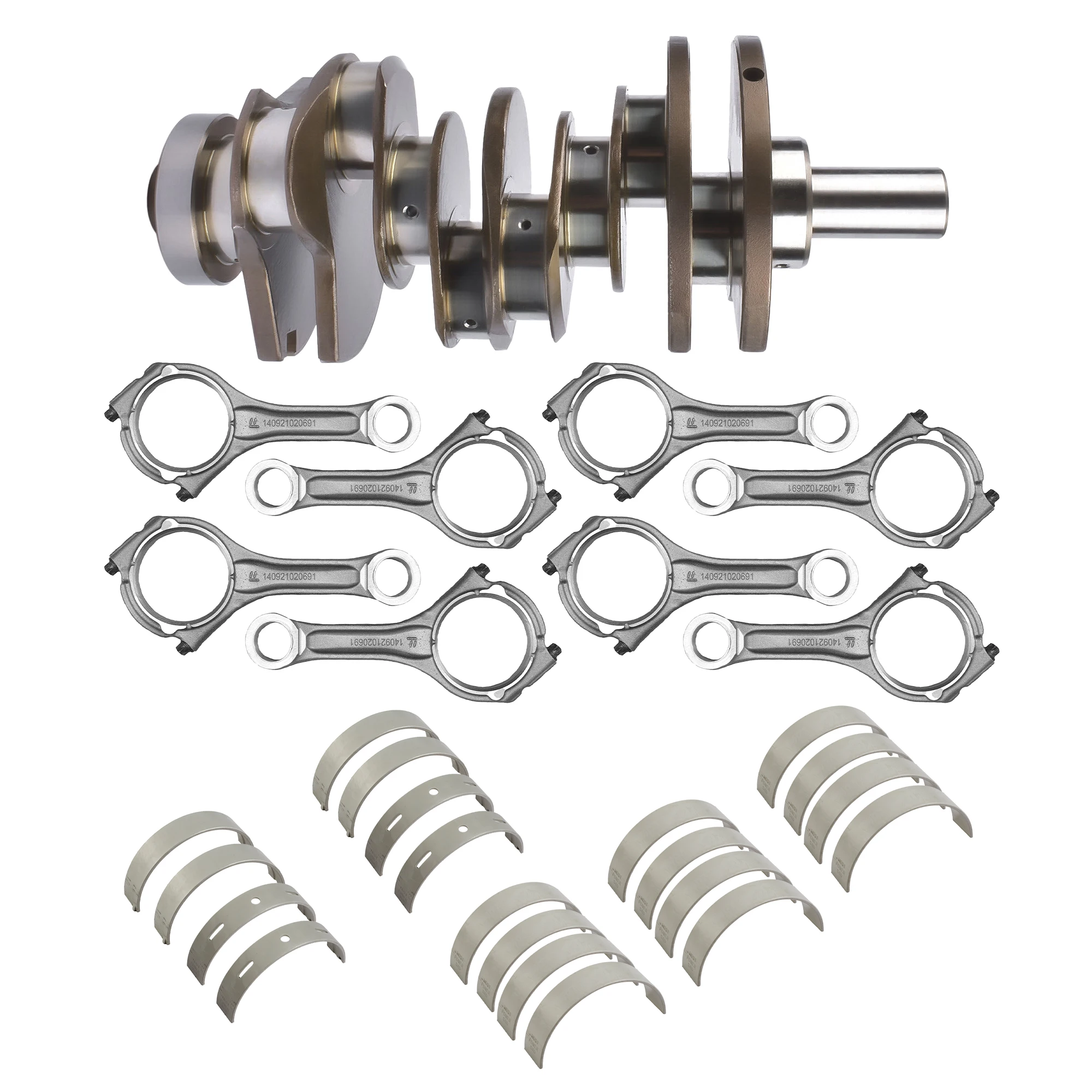 Crankshaft and Connecting Rod and Engine Main Bearing Bushes for 2011-2018 Jeep Grand Cherokee RAM 1500 L630 EXF A630 3.0
Crankshaft and Connecting Rod and Engine Main Bearing Bushes for 2011-2018 Jeep Grand Cherokee RAM 1500 L630 EXF A630 3.0