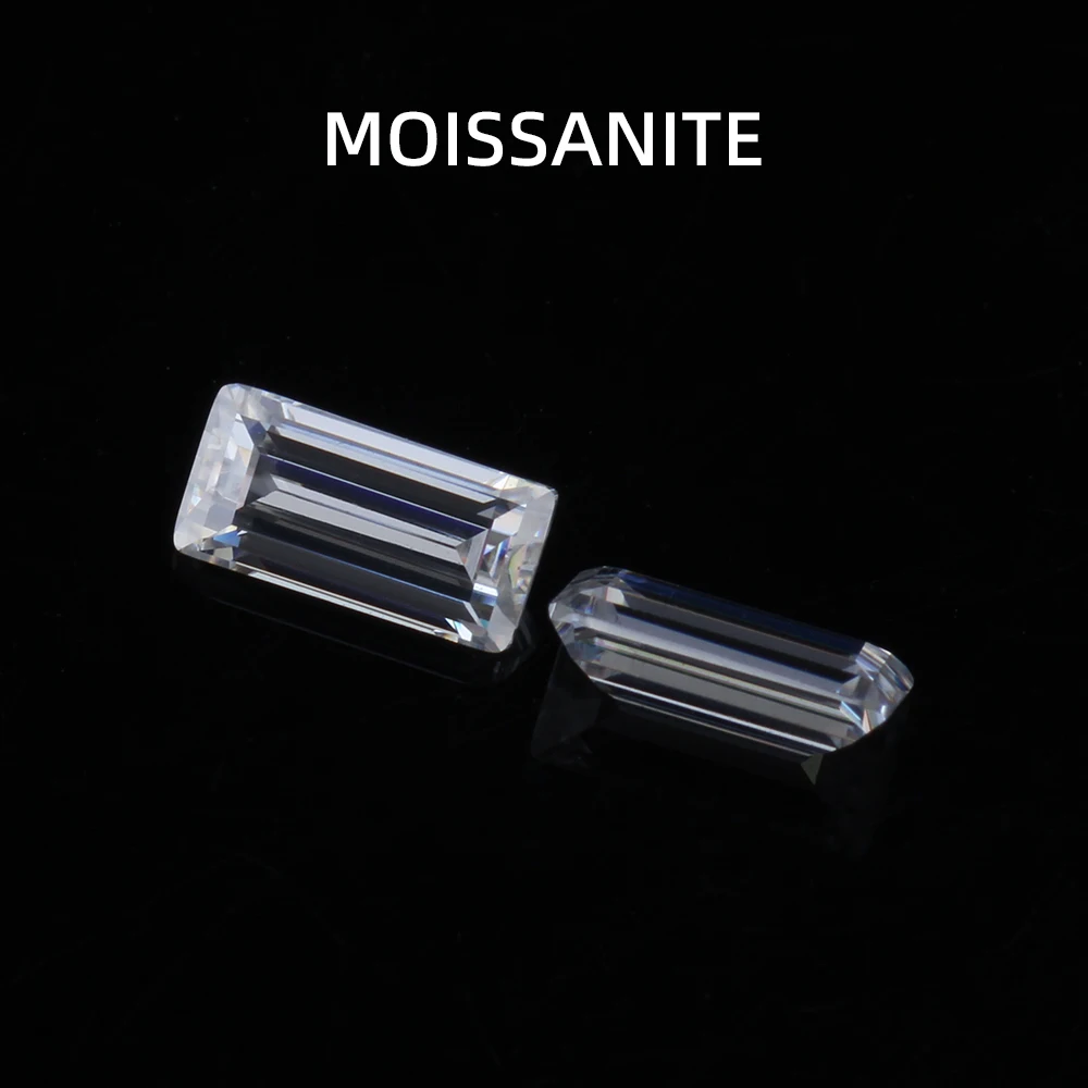 2 rectangular right-angled moissanite, D color, VVS1 clarity, suitable for setting and making jewelry
2 rectangular right-angled moissanite, D color, VVS1 clarity, suitable for setting and making jewelry
