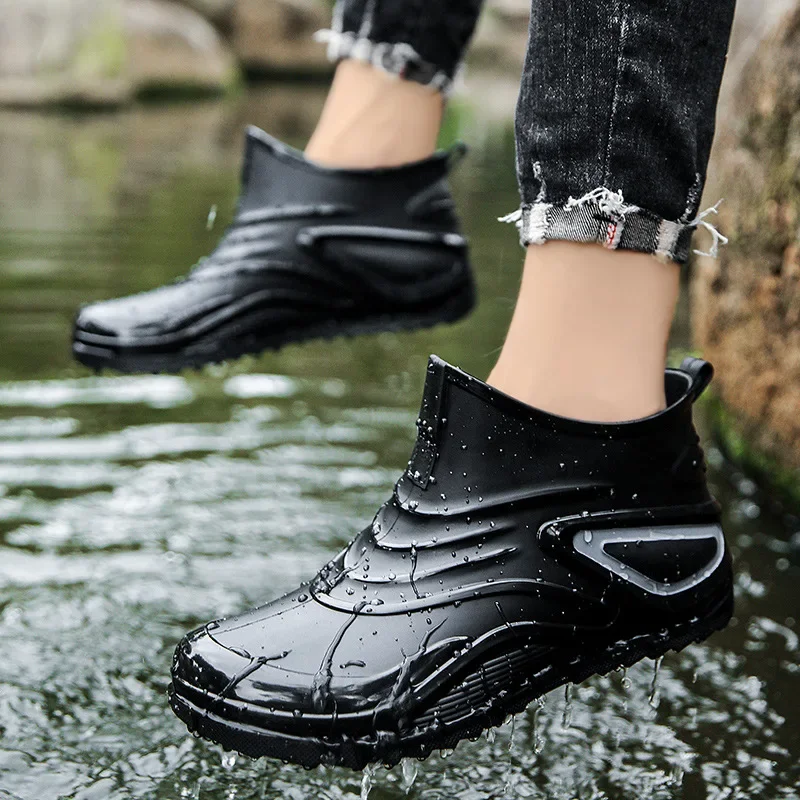 Men's Rain Boots Chef Shoes Fishing Shoes Casual Waterproof Comfortable Large Size Fashion Non-slip Strong WomenWear-resist
Men's Rain Boots Chef Shoes Fishing Shoes Casual Waterproof Comfortable Large Size Fashion Non-slip Strong WomenWear-resist