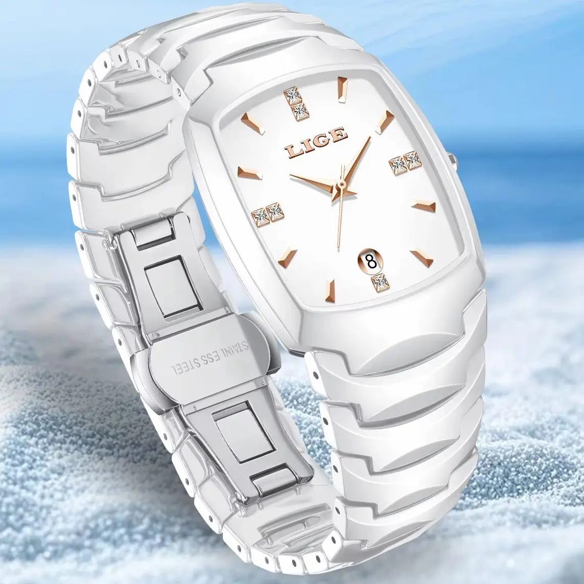 LIGE 2026 Watch women Luxury Business Waterproof lady Clock Ceramic quartz wristwatch casual fashion ladies gift montre femme
LIGE 2026 Watch women Luxury Business Waterproof lady Clock Ceramic quartz wristwatch casual fashion ladies gift montre femme