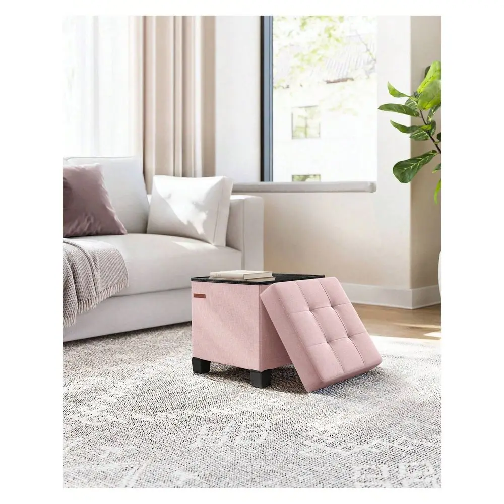 15 Inches Cube Storage Ottoman, Bedroom Bench With Storage, Foot Stool With Feet, Holds To 660 Lb
15 Inches Cube Storage Ottoman, Bedroom Bench With Storage, Foot Stool With Feet, Holds To 660 Lb