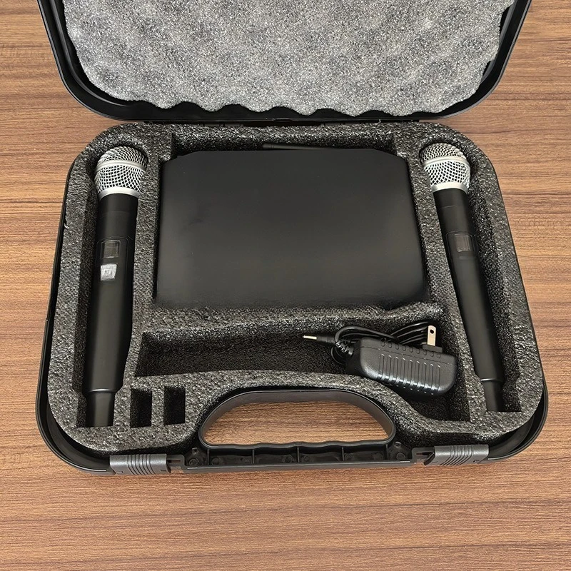 Microphone Tool Case Handheld Portable Microphone Box Professional Outdoor Microphones Box Instrument Equipment Storage Boxes