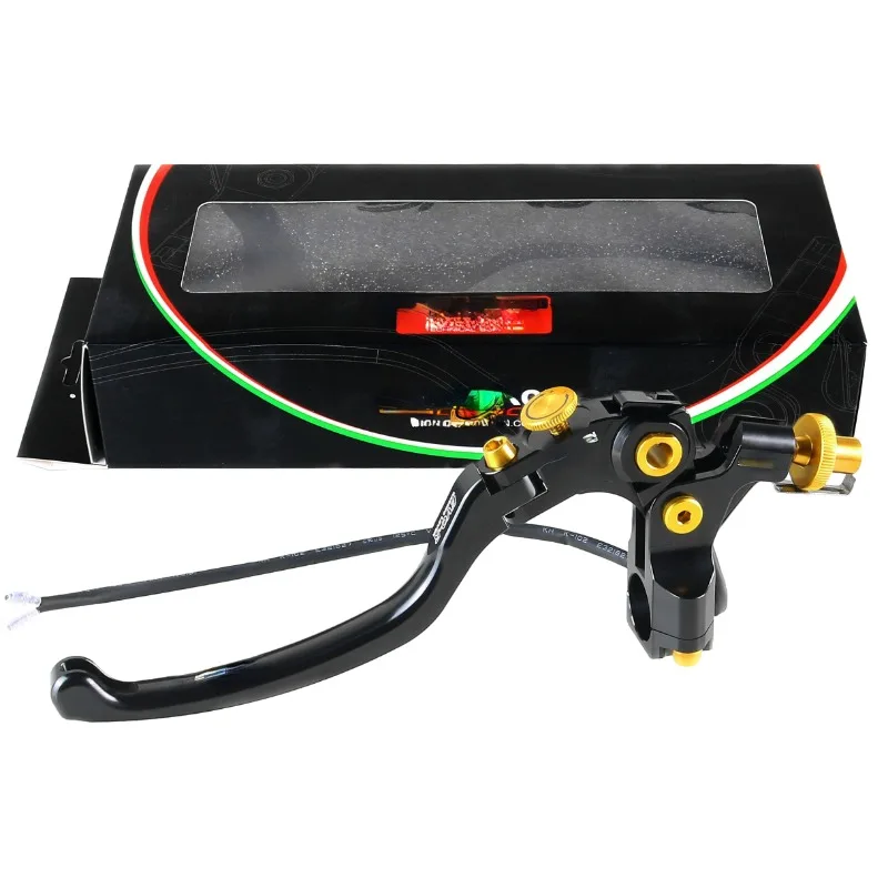 Modified effortless clutch handle black gold version made of TC-4 titanium alloy 7076 material
Modified effortless clutch handle black gold version made of TC-4 titanium alloy 7076 material