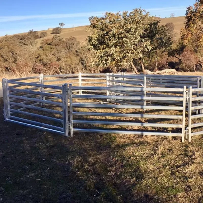Customized Heavy Duty Steel Farm Fence Cattle Yard Gate Corral Horse Fence Panels
Customized Heavy Duty Steel Farm Fence Cattle Yard Gate Corral Horse Fence Panels