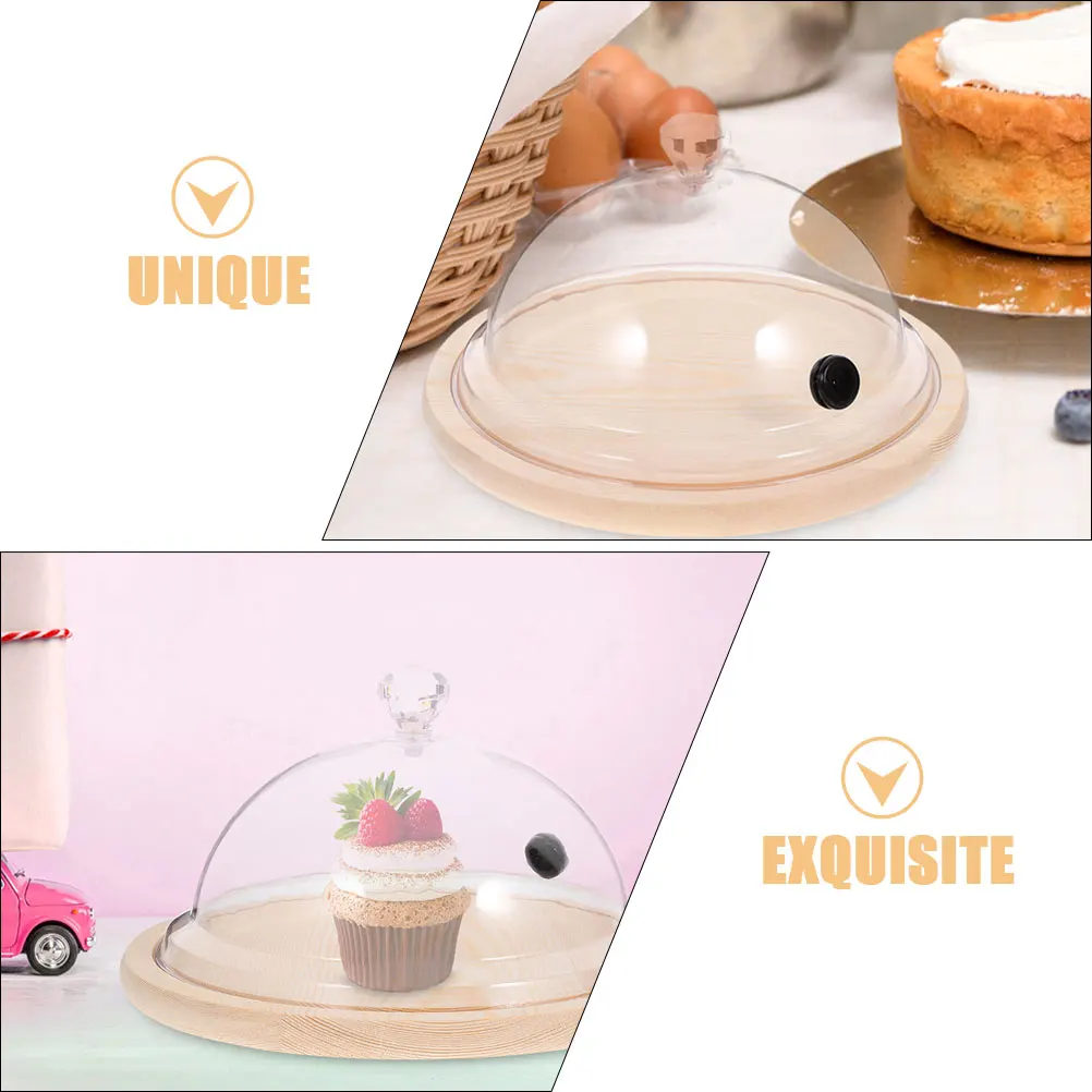1 set 1 Set Reusable Plastic Smoking Cover Clear Food Dome For Cake Dessert Display Household With Base Heat Resistant
1 set 1 Set Reusable Plastic Smoking Cover Clear Food Dome For Cake Dessert Display Household With Base Heat Resistant