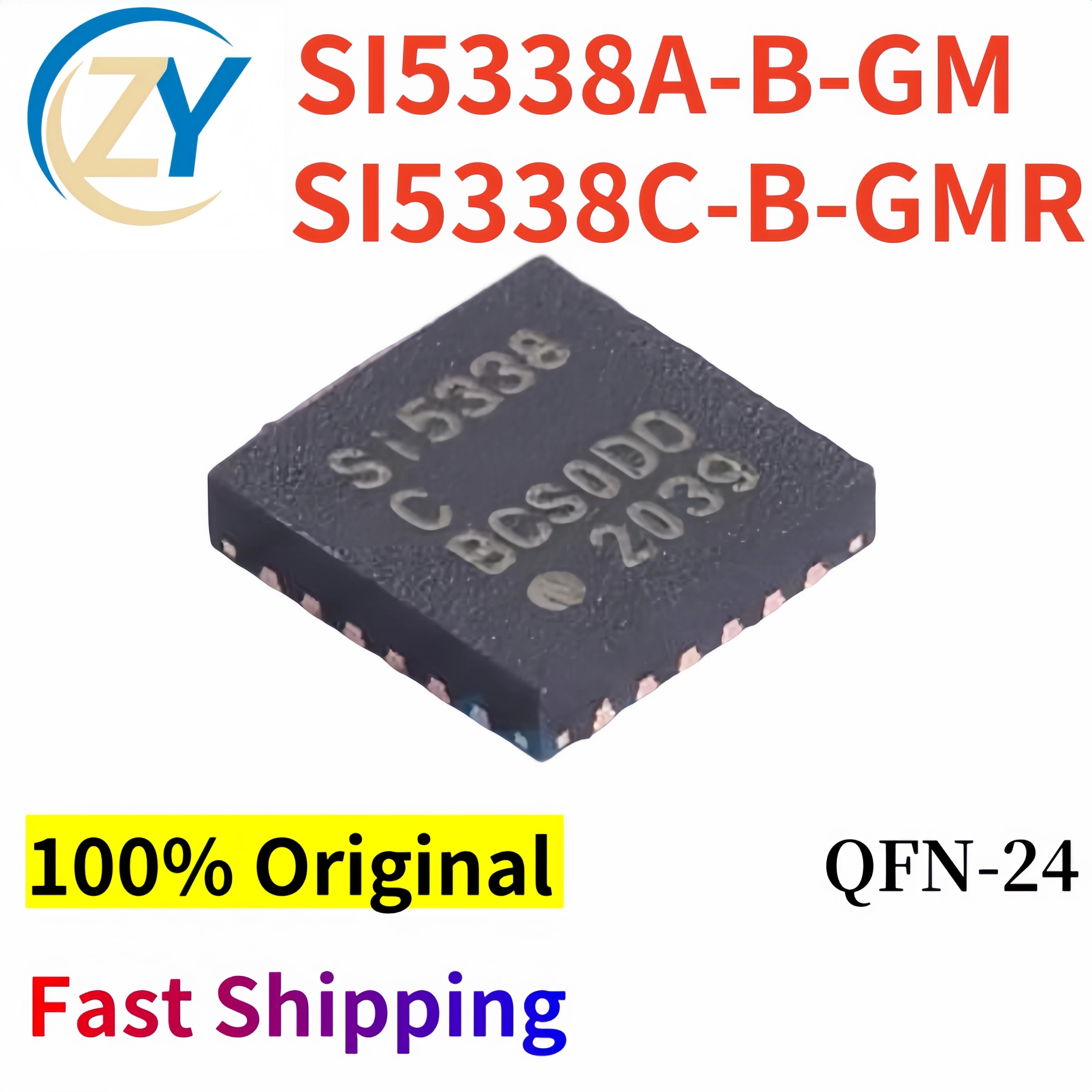 100% Original SI5338 Timer ICs SI5338A-B-GM SI5338C-B-GMR QFN-24 1.71V-3.63V 100% Original & In Stock
100% Original SI5338 Timer ICs SI5338A-B-GM SI5338C-B-GMR QFN-24 1.71V-3.63V 100% Original & In Stock