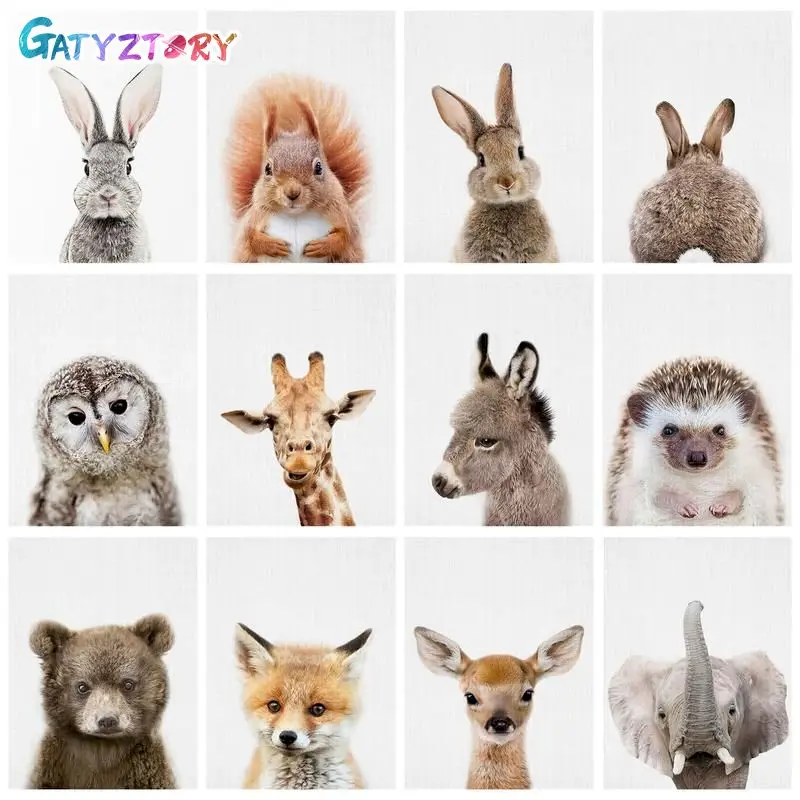 GATYZTORY Oil Painting By Numbers Paint Kit Coloring By Numbers Animals Canvas Painting For Adults Gift Handmade Home Decor
GATYZTORY Oil Painting By Numbers Paint Kit Coloring By Numbers Animals Canvas Painting For Adults Gift Handmade Home Decor