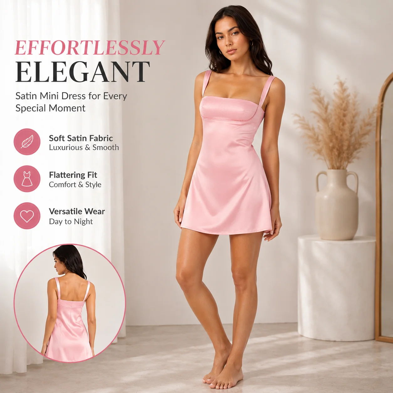 Women's Summer Sexy Solid Color Low-Cut Sleeveless Square Neck High Waist A-Line Short Mini Party Tank Dress
Women's Summer Sexy Solid Color Low-Cut Sleeveless Square Neck High Waist A-Line Short Mini Party Tank Dress