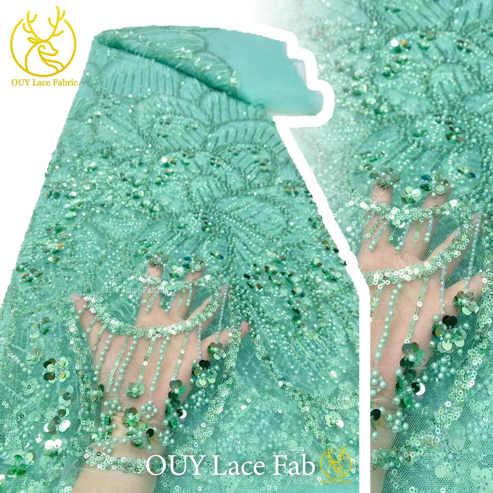 African Beaded Mesh Lace Fabric French Bridal Sequins Lace Fabric 2026 Luxury Nigerian Tulle Lace Fabric Haute Couture Fabric
African Beaded Mesh Lace Fabric French Bridal Sequins Lace Fabric 2026 Luxury Nigerian Tulle Lace Fabric Haute Couture Fabric