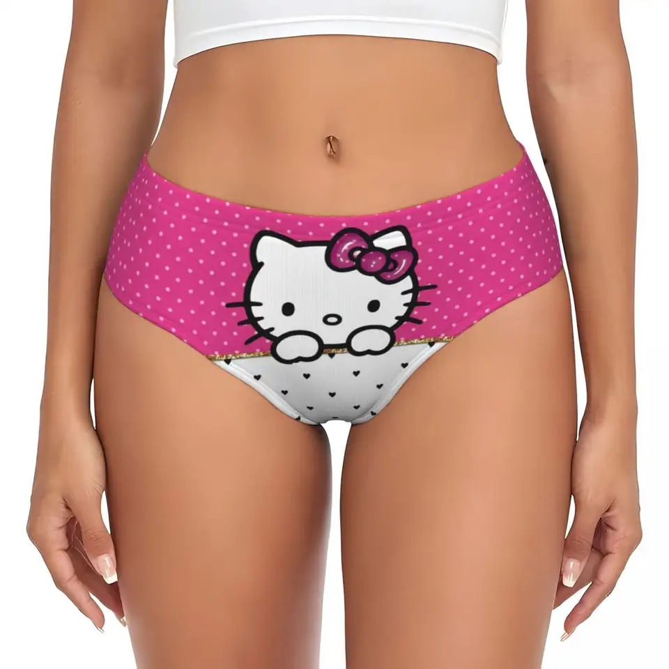 Aangepaste Cartoon Kitties Cat kort