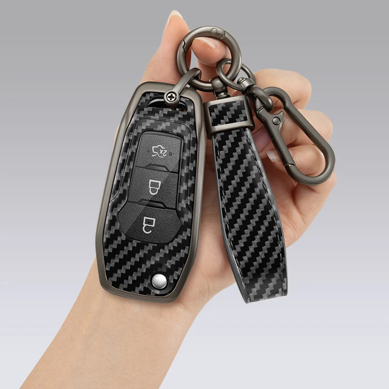 Zinc Alloy + Leather Car Key Case Cover For Ford Fusion Fiesta Escort Mondeo Everest Ranger Carbon Style Remote Key Protcetor
Zinc Alloy + Leather Car Key Case Cover For Ford Fusion Fiesta Escort Mondeo Everest Ranger Carbon Style Remote Key Protcetor