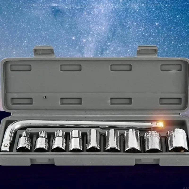 G6DA 10pcs Maintainence Car Repair Quickly Release Labor Saving Home Portable Sleeve Socket Wrench Set Manual Wrench Tools
G6DA 10pcs Maintainence Car Repair Quickly Release Labor Saving Home Portable Sleeve Socket Wrench Set Manual Wrench Tools