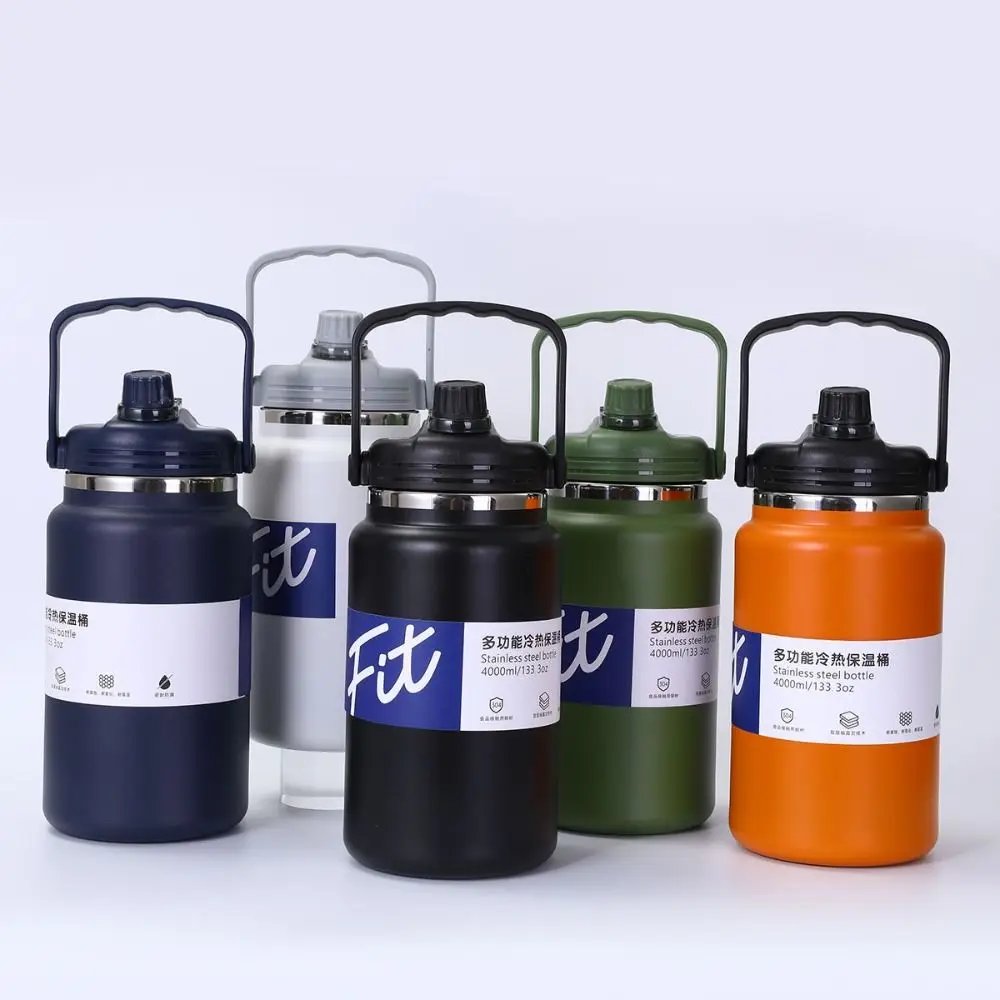 Portable Insulated Water Bottle 2.8L/4L Thickened Gym Bottles with Straw BPA Free Sports Water Bottles for Man Women 
Portable Insulated Water Bottle 2.8L/4L Thickened Gym Bottles with Straw BPA Free Sports Water Bottles for Man Women