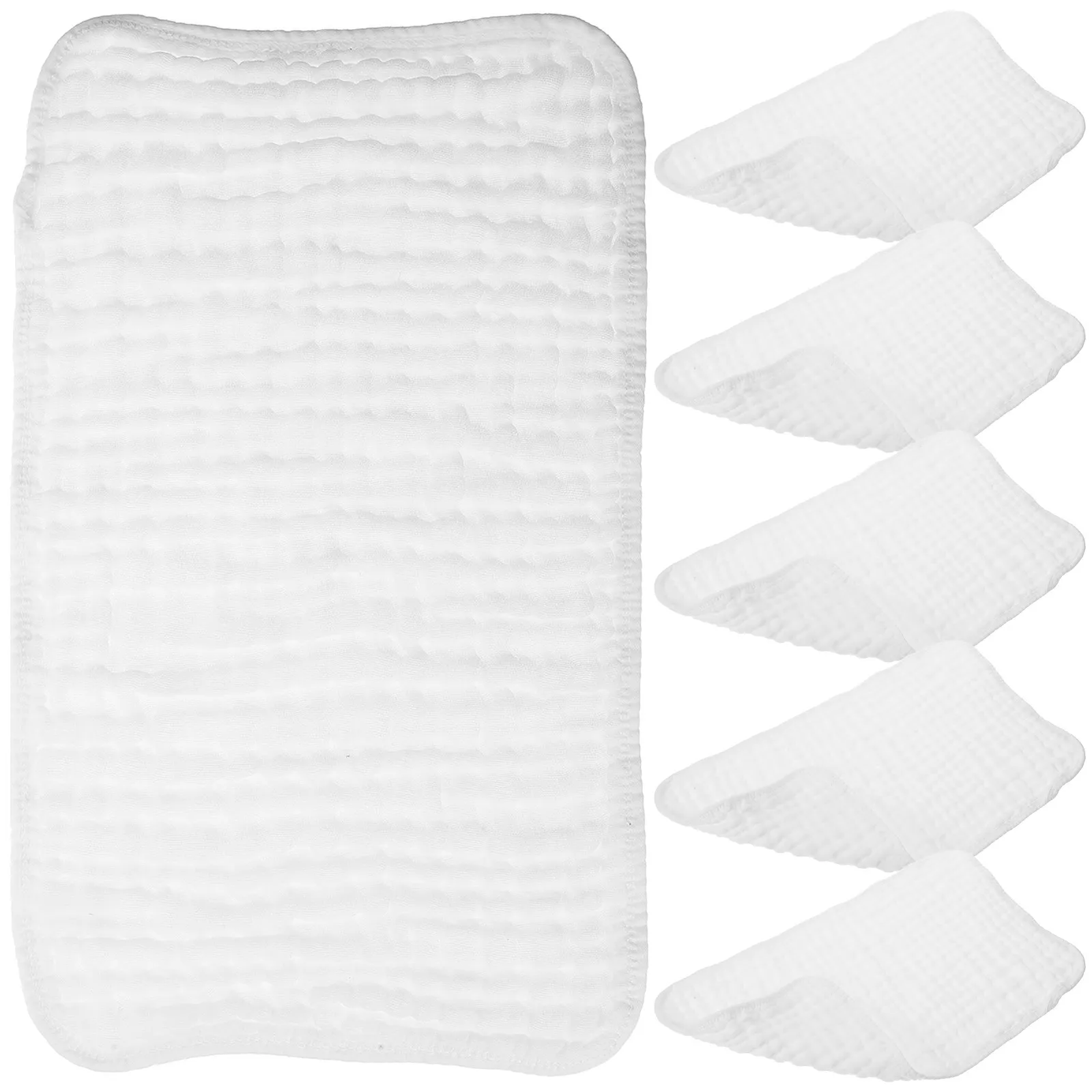 6Pcs Soft Cotton Baby Washcloths for Newborn Face Drool Burp Sweat Towels Gentle Absorbent Muslin Infant Burping Cloths
6Pcs Soft Cotton Baby Washcloths for Newborn Face Drool Burp Sweat Towels Gentle Absorbent Muslin Infant Burping Cloths