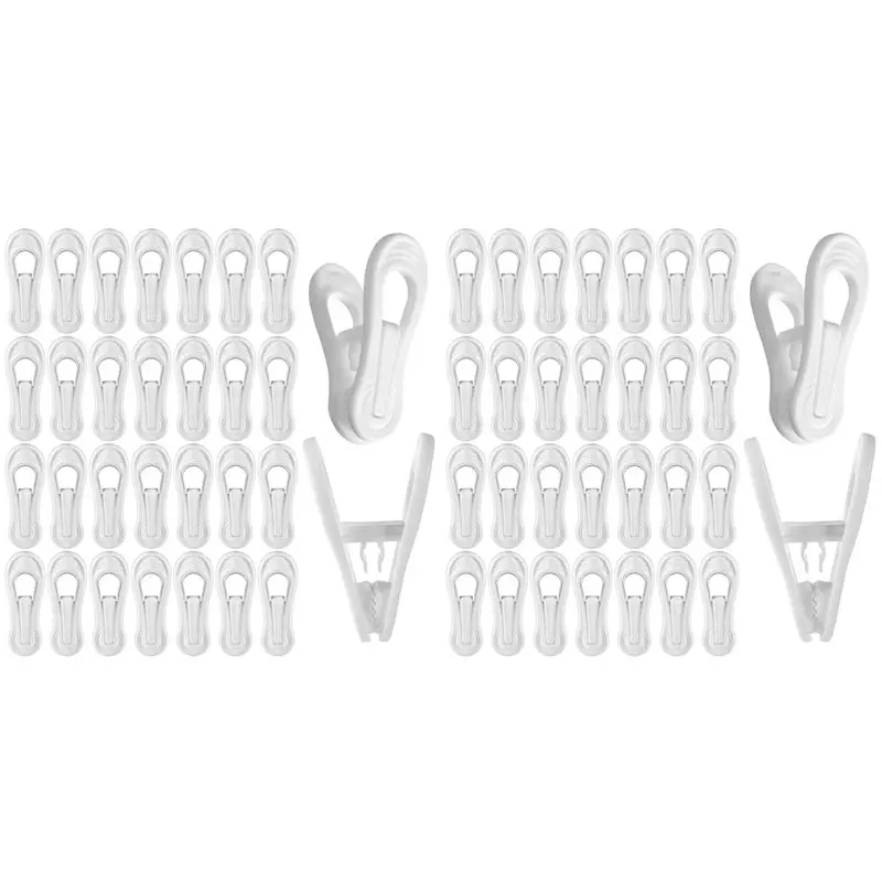 AB33-100 Pack White Plastic Hanger Clips For Baby Clothes Hanger Clips- 2.75 Inch Multi-Purpose Hangers Clip For Pants Socks
AB33-100 Pack White Plastic Hanger Clips For Baby Clothes Hanger Clips- 2.75 Inch Multi-Purpose Hangers Clip For Pants Socks