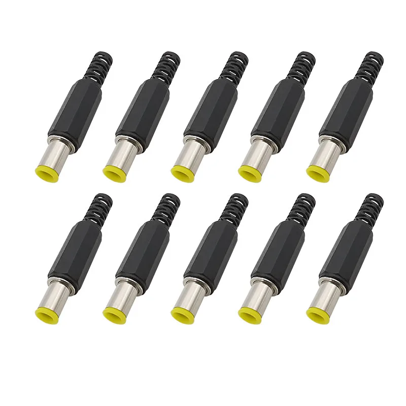 10Pcs DC Power Male Plug 6.5x4.4mm Connector Yellow Head 6.5 x 4.4mm with Pin Soldering Type DIY Repair Charging DC Plug Adapter
10Pcs DC Power Male Plug 6.5x4.4mm Connector Yellow Head 6.5 x 4.4mm with Pin Soldering Type DIY Repair Charging DC Plug Adapter