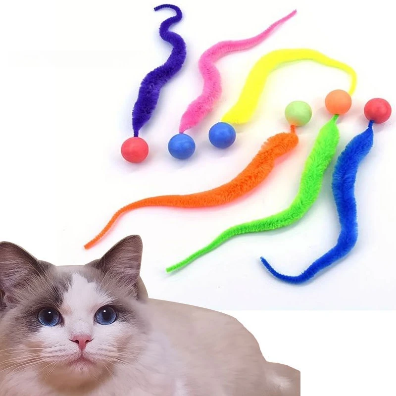 3 pcs Cat interactive toys Tickle Cat Colorful bouncing ball Pet supplies Puzzle teasing indoor cat worm caterpillar elastic toy
3 pcs Cat interactive toys Tickle Cat Colorful bouncing ball Pet supplies Puzzle teasing indoor cat worm caterpillar elastic toy