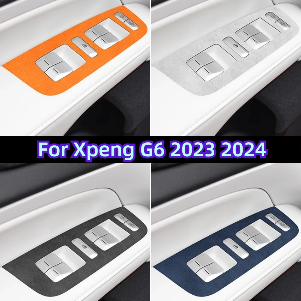 Suede Door Glass Lifting Panel Sticker For Xpeng G6 2023 2024 Xiaopeng G6 Door Button Panel Decorative Patch Modified Accessorie
Suede Door Glass Lifting Panel Sticker For Xpeng G6 2023 2024 Xiaopeng G6 Door Button Panel Decorative Patch Modified Accessorie