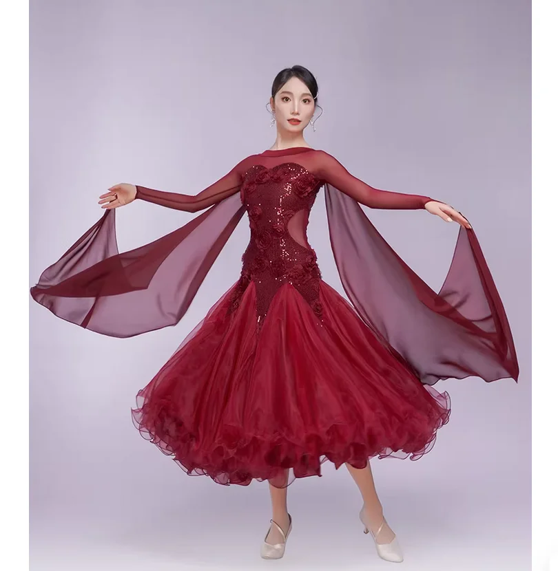Sequin Full Skirt Modern Dance ISD Performance Dress
Sequin Full Skirt Modern Dance ISD Performance Dress