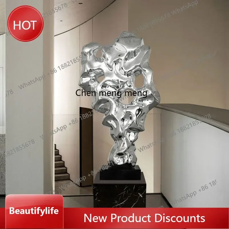 Abstract modern simple hotel lobby floor ornament resin electroplating entrance decorationK182
Abstract modern simple hotel lobby floor ornament resin electroplating entrance decorationK182