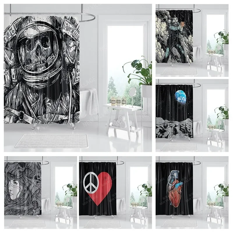 Водонепроницаемые тканевые занавески для душа, занавески для ванной, аксессуары, занавеска для ванной, для душа, 180x200 см, 240*200, аниме, украшение в стиле бохо 
Водонепроницаемые тканевые занавески для душа, занавески для ванной, аксессуары, занавеска для ванной, для душа, 180x200 см, 240*200, аниме, украшение в стиле бохо