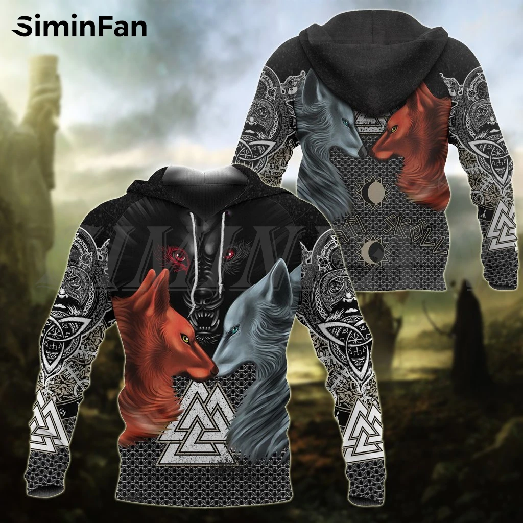 Viking Skoll Wolf Skull Tattoo 3D Printed Men Hoodie Zipper Jacket Harajuku Pullover Unisex Casual Sweatshirt Women Tracksuit
Viking Skoll Wolf Skull Tattoo 3D Printed Men Hoodie Zipper Jacket Harajuku Pullover Unisex Casual Sweatshirt Women Tracksuit