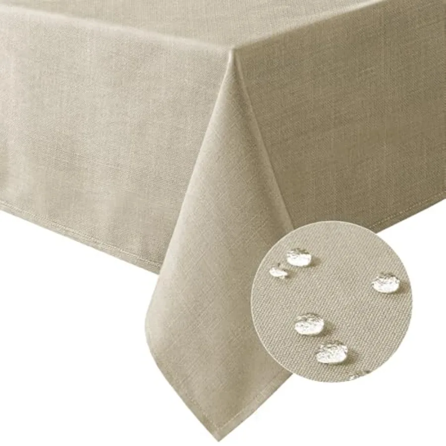 Linen Textured Table Cloths 60 x 120 Inch Premium Solid Tablecloth Spill-Proof Waterproof Table Cover for Dining Buffet Feature
Linen Textured Table Cloths 60 x 120 Inch Premium Solid Tablecloth Spill-Proof Waterproof Table Cover for Dining Buffet Feature