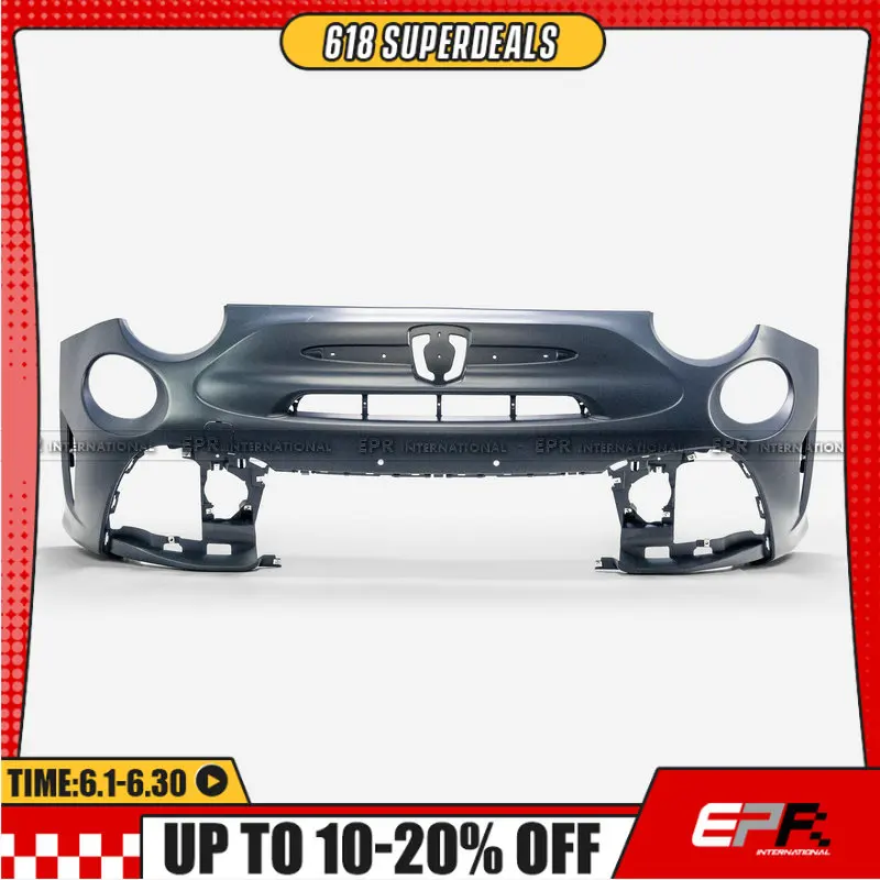 PP Plastic For Fiat 500 Upgrade to Abarth Front Bumper (EU Pre-facelift S3 & Facelift S4) Abarth Racing Bumper Kit
PP Plastic For Fiat 500 Upgrade to Abarth Front Bumper (EU Pre-facelift S3 & Facelift S4) Abarth Racing Bumper Kit