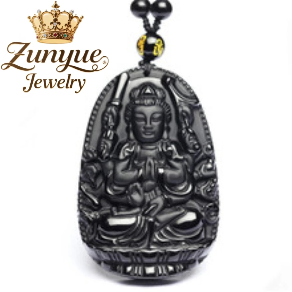 Obsidian Thousand-Handed Guanyin Pendant, A Necklace Pendant For The Zodiac Guardian Deity Of The Rat Fashion Jewelry Exquisite
Obsidian Thousand-Handed Guanyin Pendant, A Necklace Pendant For The Zodiac Guardian Deity Of The Rat Fashion Jewelry Exquisite