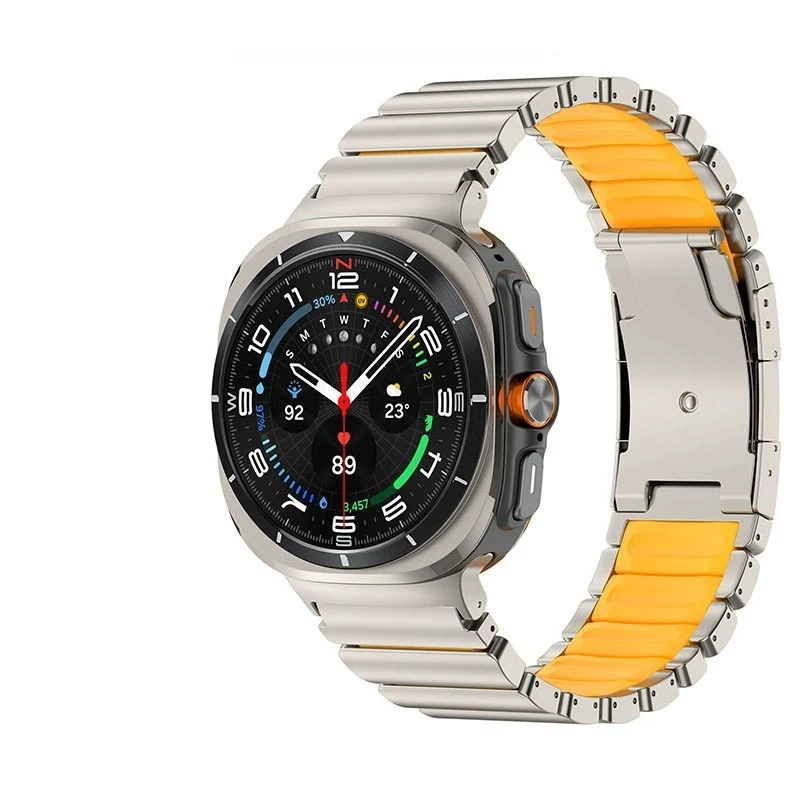 Titanium Alloy High Strength Silicone Magnetic Buckle Watch Band For Samsung Galaxy Watch 8 Classic Ultra Replacement Strap
Titanium Alloy High Strength Silicone Magnetic Buckle Watch Band For Samsung Galaxy Watch 8 Classic Ultra Replacement Strap