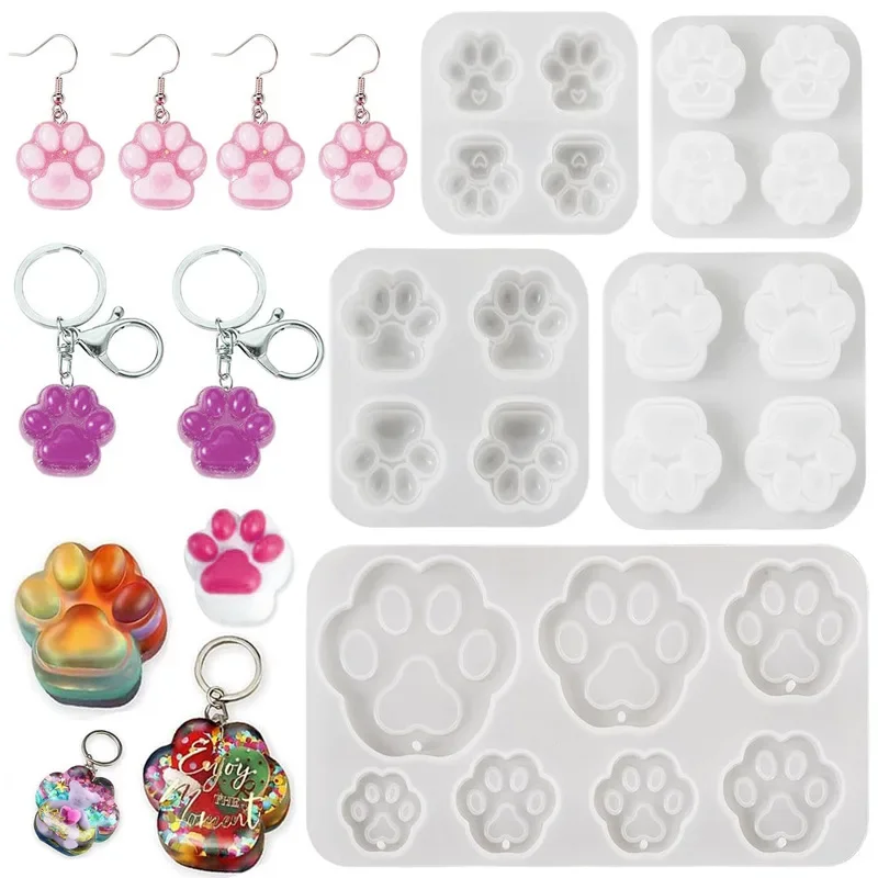 Animal Paw Silicone Mold Bear Cat Dog, Epoxy Resin Casting for DIY Keychain, Pendant Sugar Craft Accessories Tool
Animal Paw Silicone Mold Bear Cat Dog, Epoxy Resin Casting for DIY Keychain, Pendant Sugar Craft Accessories Tool