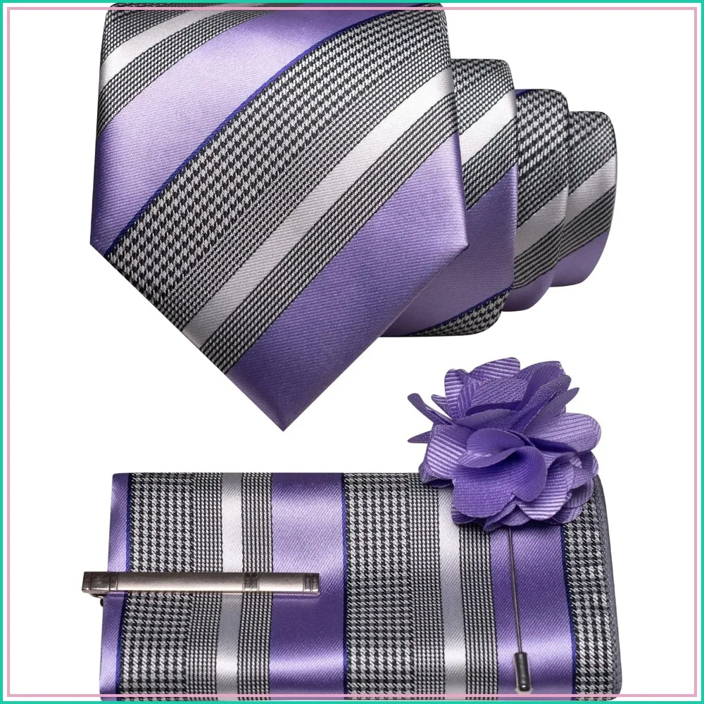 Striped Tie and Lapel Pin Necktie Pocket Square Tie Clip Sets for Business Casual 4PCS
Striped Tie and Lapel Pin Necktie Pocket Square Tie Clip Sets for Business Casual 4PCS