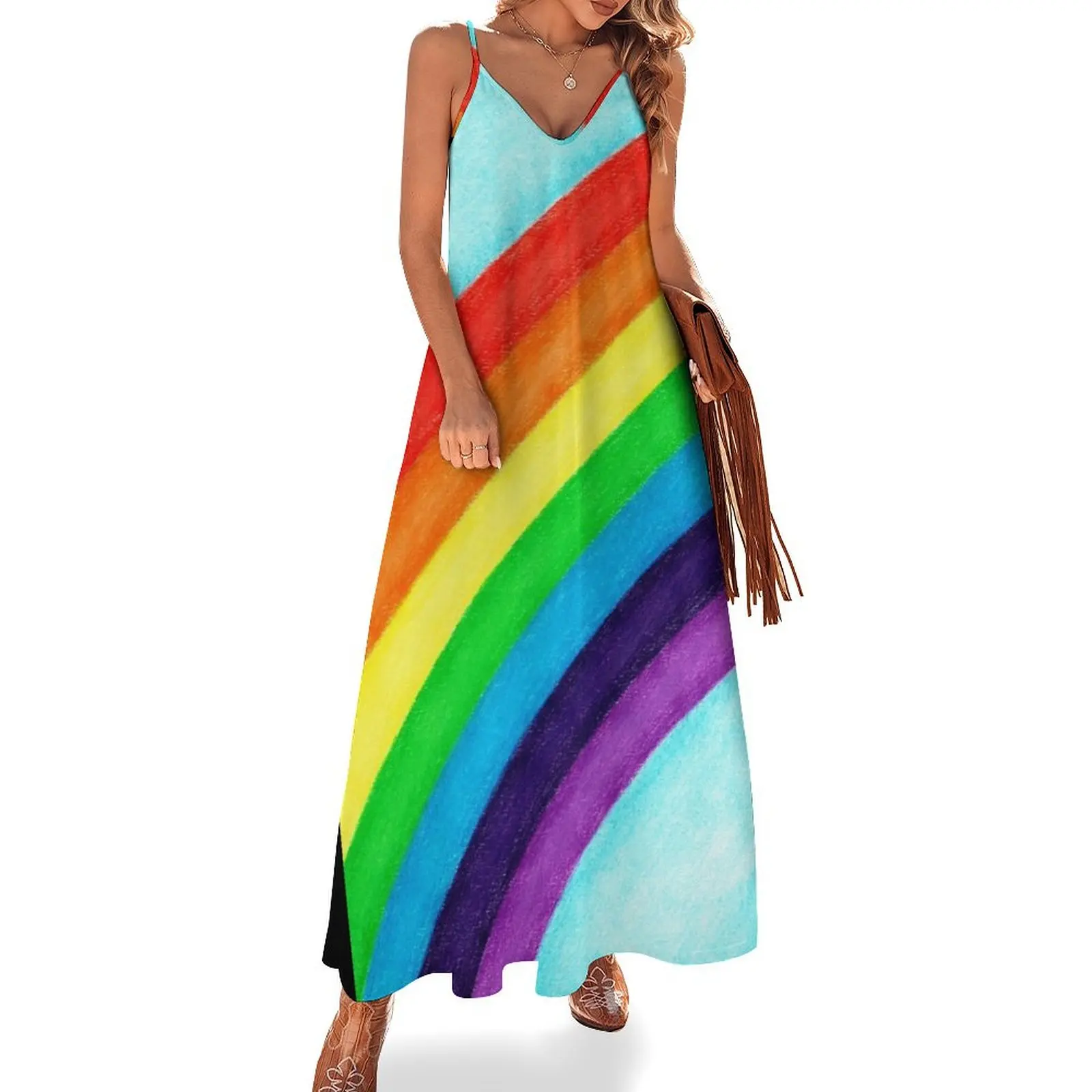 rainbow! Sleeveless Dress clothing women summer 2025 evening dress woman summer dresses women 2025
rainbow! Sleeveless Dress clothing women summer 2025 evening dress woman summer dresses women 2025