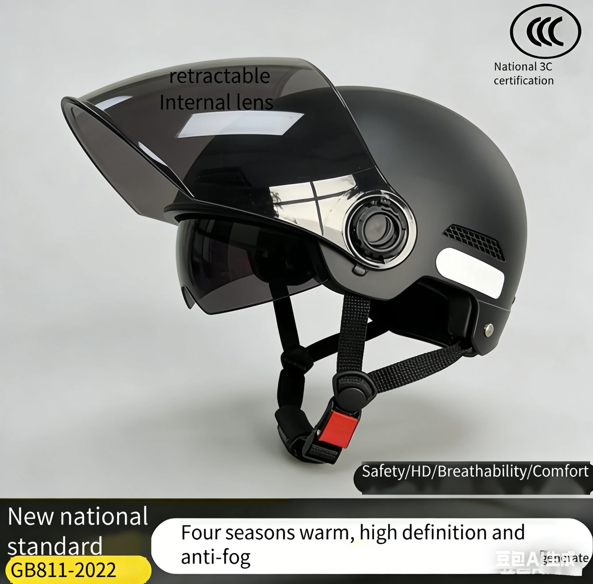 New Electric Vehicle Motorcycle Half Helmet Unisex Cycling Protective Helmet
New Electric Vehicle Motorcycle Half Helmet Unisex Cycling Protective Helmet
