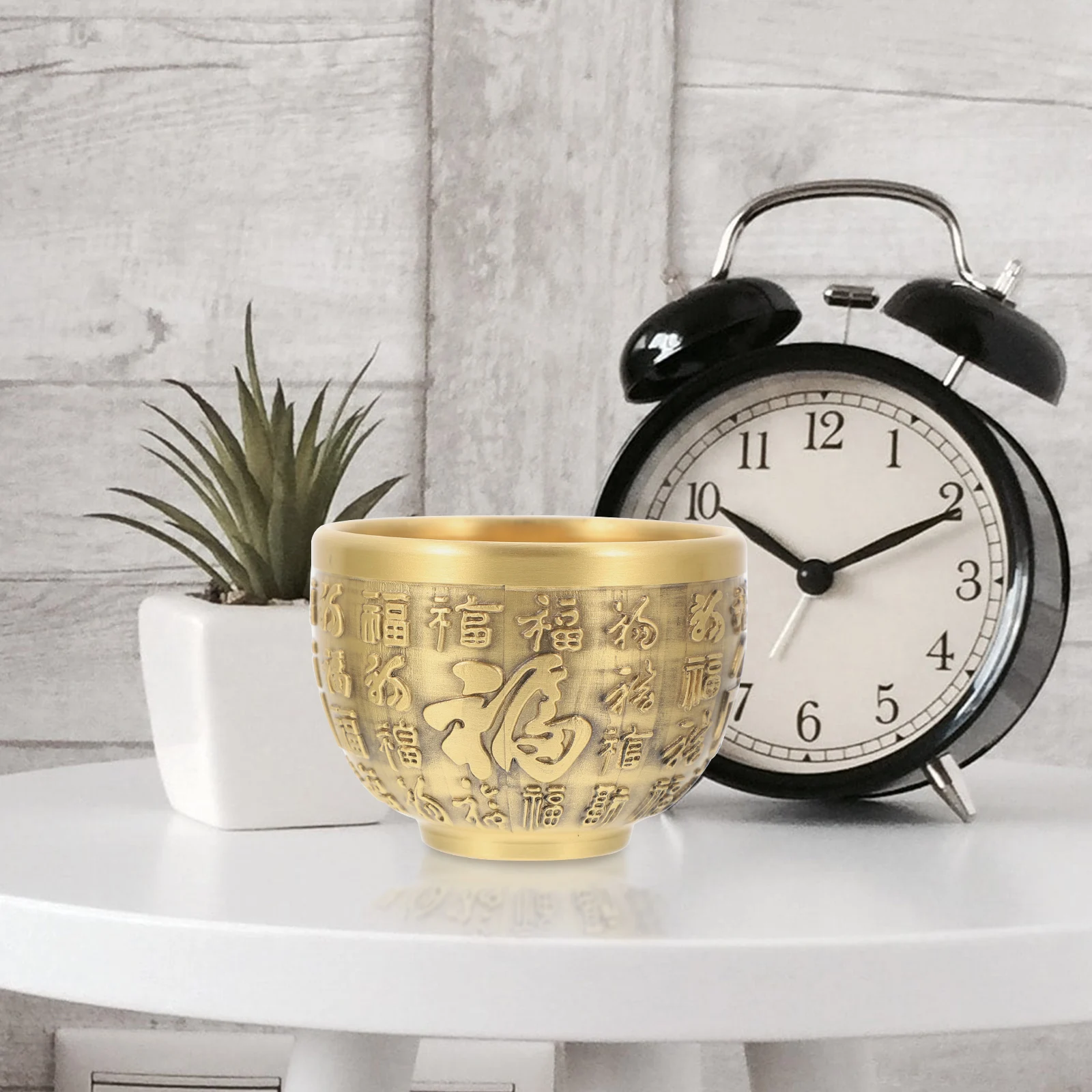 Brass Ornaments Bowl Decor Wealth Key Retro Treasure Golden Decoration Bowls Home Fortune Office Decorations
Brass Ornaments Bowl Decor Wealth Key Retro Treasure Golden Decoration Bowls Home Fortune Office Decorations
