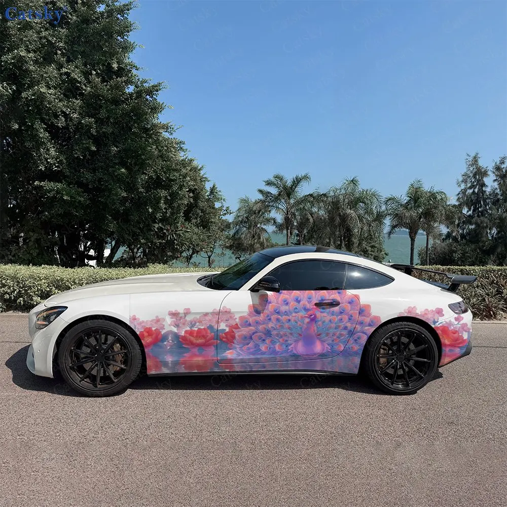 2pcs Mirror Water Peacock Splendor, Durable, Fade-resistant, Enhance Vehicle Aesthetics With Bold Artistic Design Car Vinyl Wrap
2pcs Mirror Water Peacock Splendor, Durable, Fade-resistant, Enhance Vehicle Aesthetics With Bold Artistic Design Car Vinyl Wrap