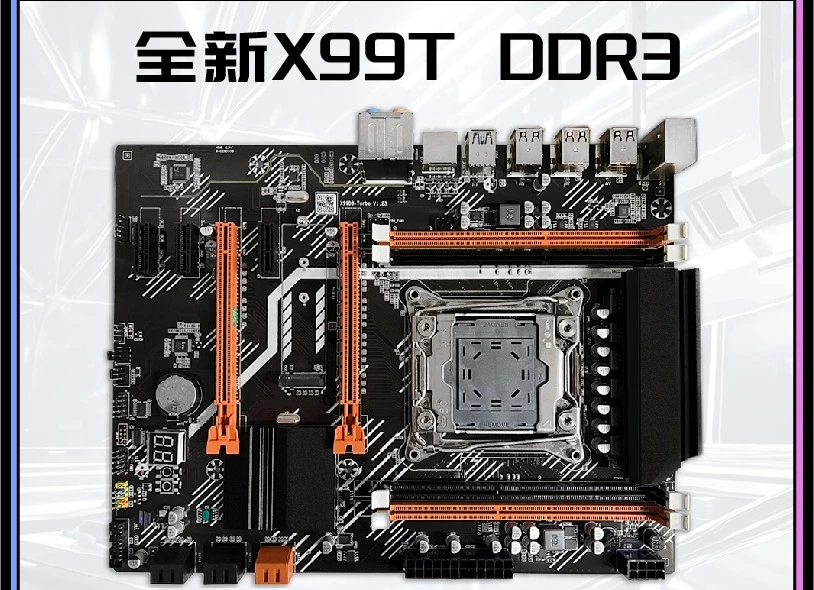New X99T main board 2011-3 desktop ECC server DDR3 X99 E5 2678V3V4 2666v3
New X99T main board 2011-3 desktop ECC server DDR3 X99 E5 2678V3V4 2666v3