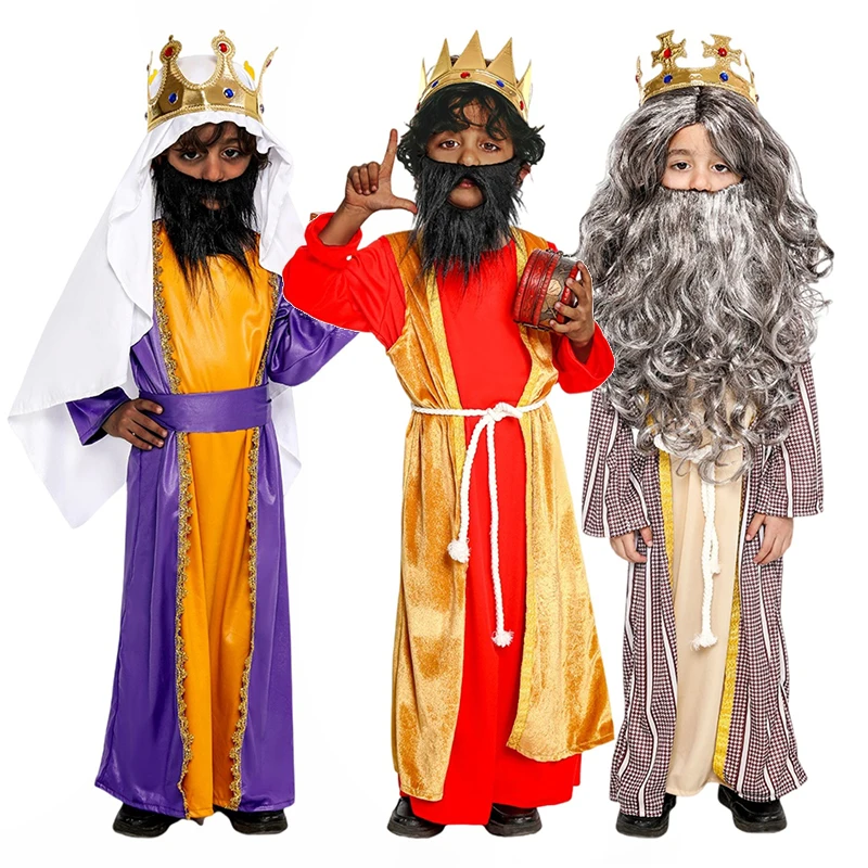 Enfant Three Wise Men Halloween Christmas Fancy Dress Up Niño King Cosplay Costume New Arrival 2026
Enfant Three Wise Men Halloween Christmas Fancy Dress Up Niño King Cosplay Costume New Arrival 2026