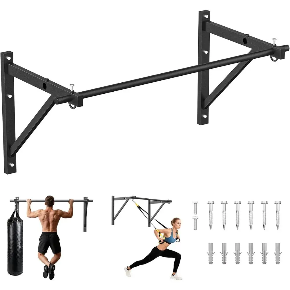 Home Gym Pull-Up Bar - Wall-Mounted Strength Training Equipment for Chin-Ups
Home Gym Pull-Up Bar - Wall-Mounted Strength Training Equipment for Chin-Ups