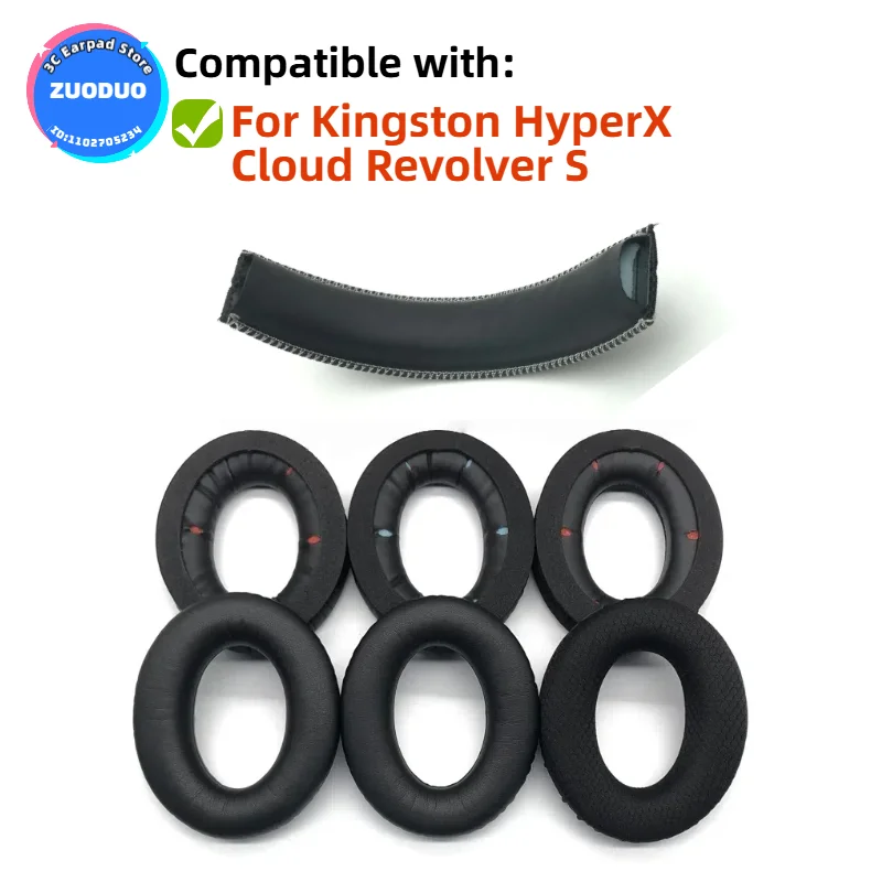Replacement Foam Ear Pads Cushions for Kingston HyperX Cloud Revolver S Headphones Soft Form Earpad High Quality
Replacement Foam Ear Pads Cushions for Kingston HyperX Cloud Revolver S Headphones Soft Form Earpad High Quality