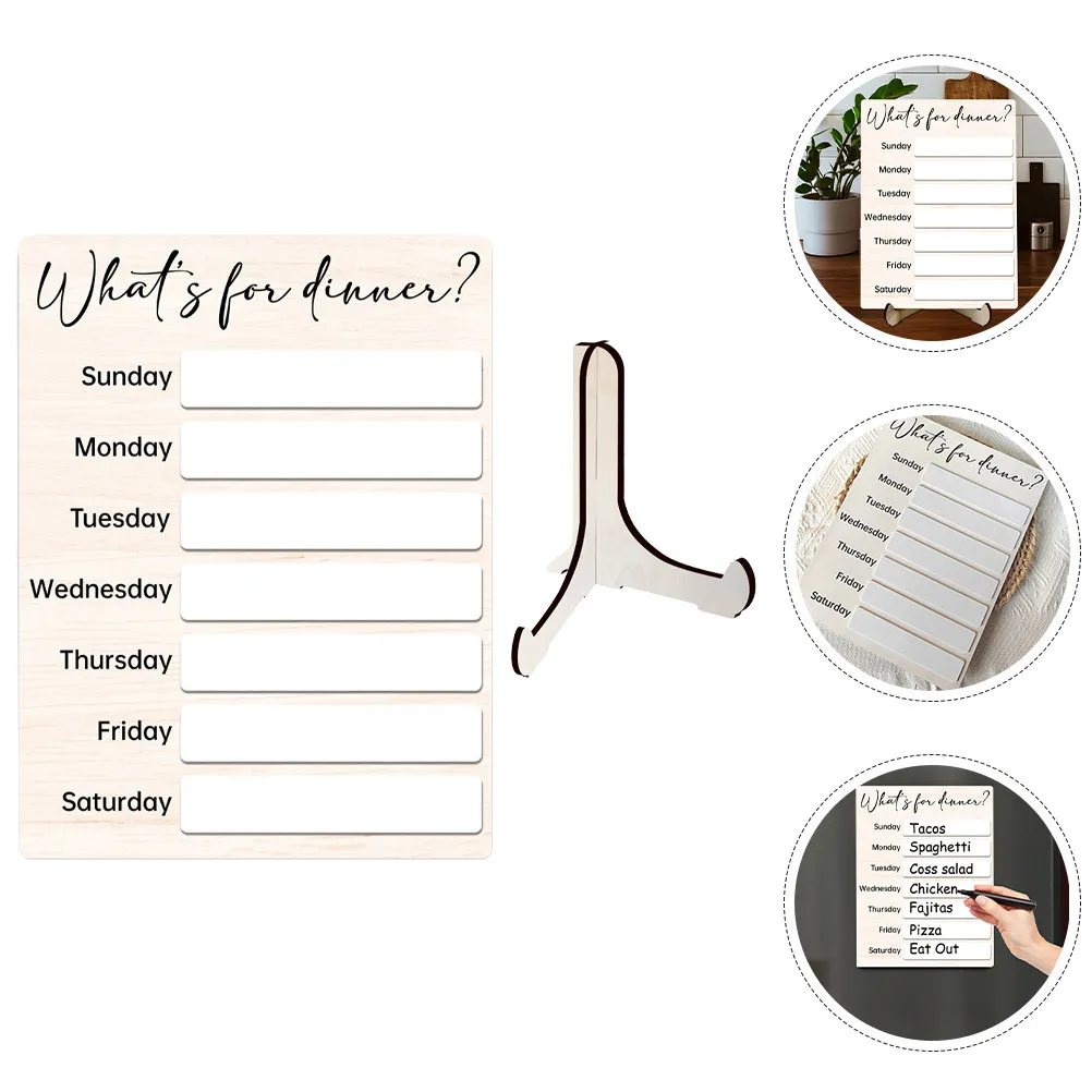 1Set Refrigerator Magnetic Menu Board Kitchen Dry Erase Board Fridge Meal Planner Weekly Menu Sheet Household Schedule
1Set Refrigerator Magnetic Menu Board Kitchen Dry Erase Board Fridge Meal Planner Weekly Menu Sheet Household Schedule
