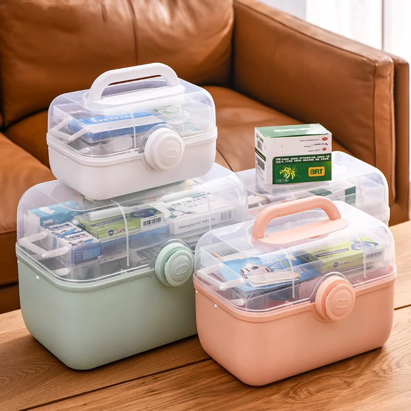 Family Medicine Organizer Box Portable First Aid Kit Medicine Storage Boxes Organizers Plastic Organizing Home
Family Medicine Organizer Box Portable First Aid Kit Medicine Storage Boxes Organizers Plastic Organizing Home
