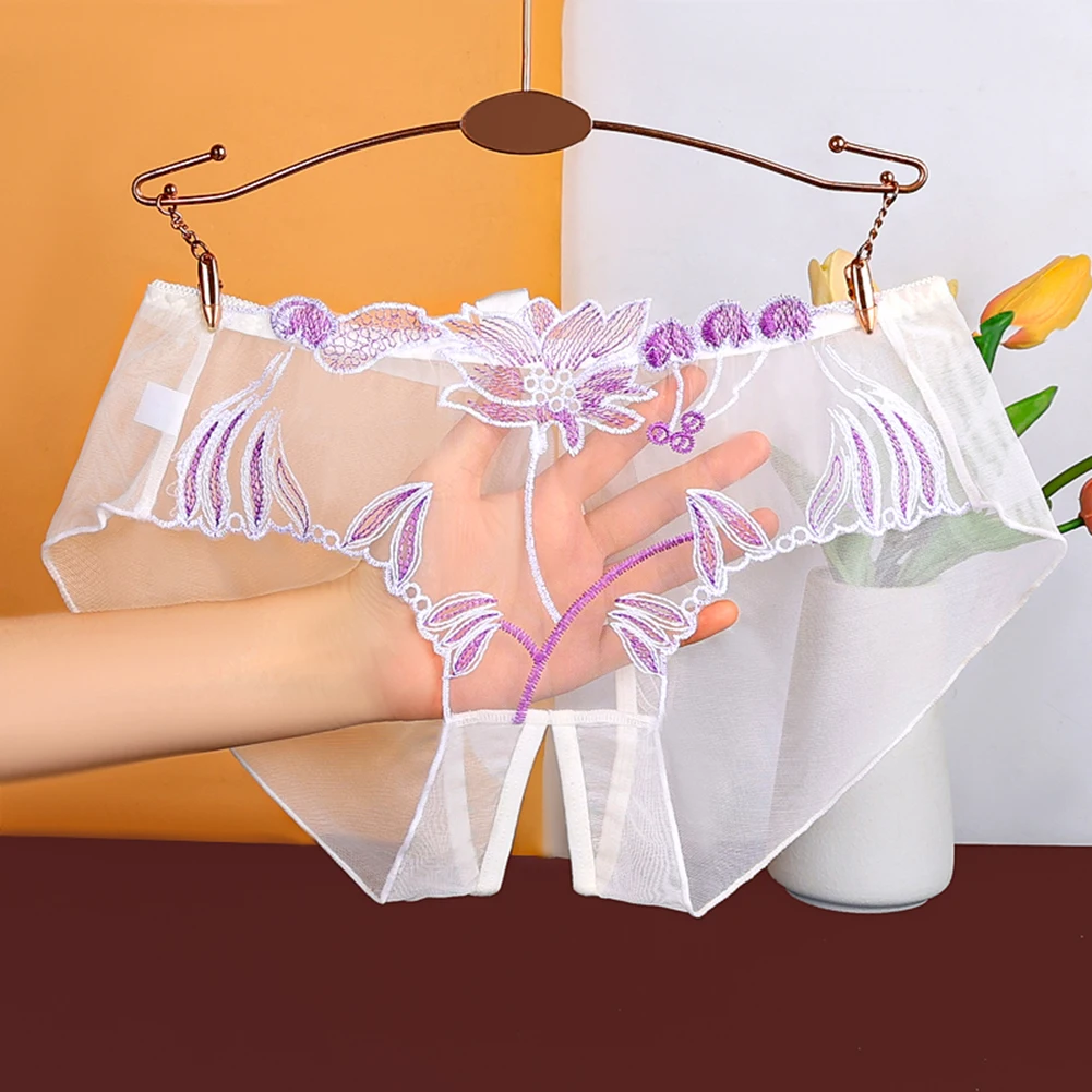 For All Seasons For Female Mesh Embroidery Sexy Lace Underwear Intimate Apparel Black Open Crotch Sexy Panties Sexy
For All Seasons For Female Mesh Embroidery Sexy Lace Underwear Intimate Apparel Black Open Crotch Sexy Panties Sexy