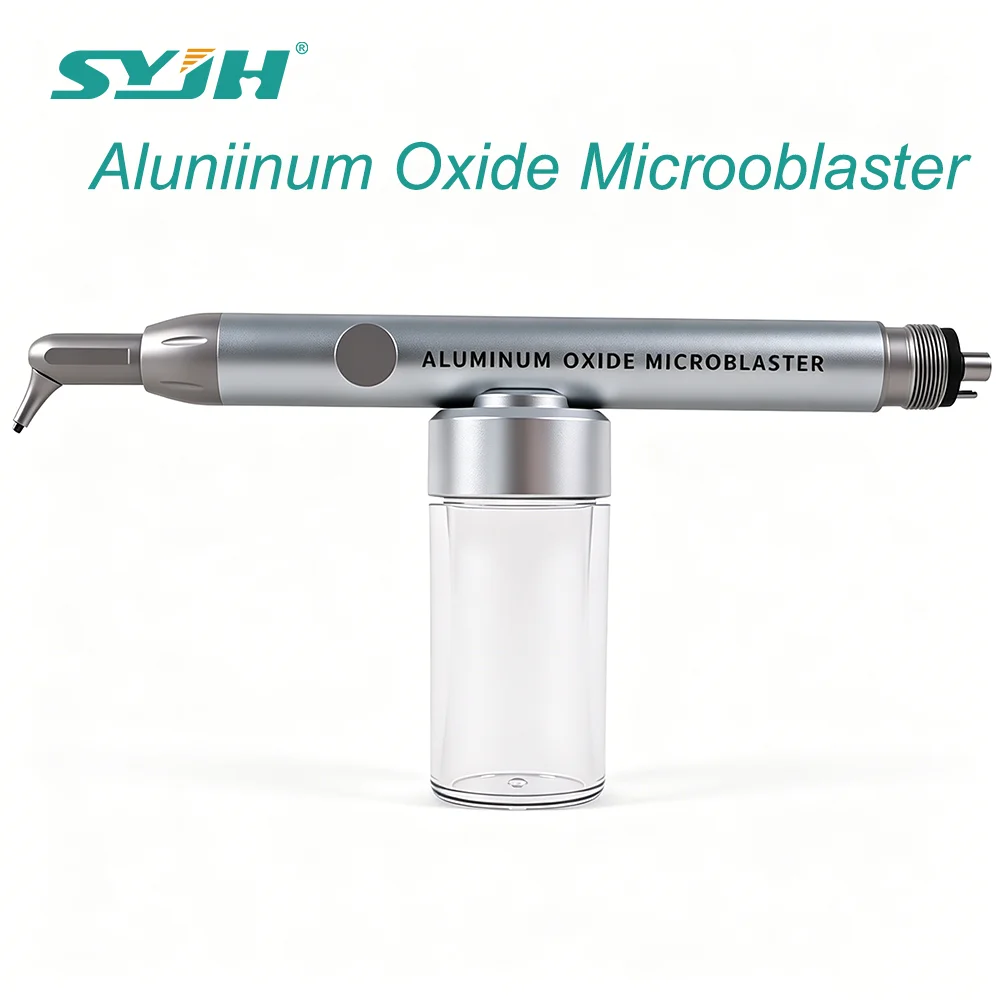 SYJH Dental Aluminum Oxide Micro Blaster Gun With Water Spray 360° Rotating Head Interface Microetcher Sandblasting Dentistry
SYJH Dental Aluminum Oxide Micro Blaster Gun With Water Spray 360° Rotating Head Interface Microetcher Sandblasting Dentistry