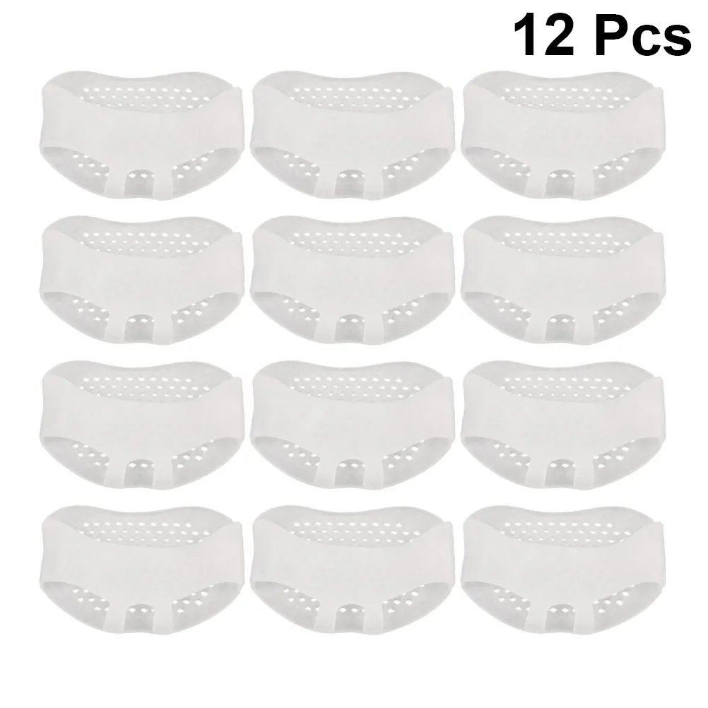 12Pcs Forefoot Toe Insoles Silicone Metatarsal Foot Pads Anti-Pain Cushions Support for High Heels Running Dancing Comfort
12Pcs Forefoot Toe Insoles Silicone Metatarsal Foot Pads Anti-Pain Cushions Support for High Heels Running Dancing Comfort