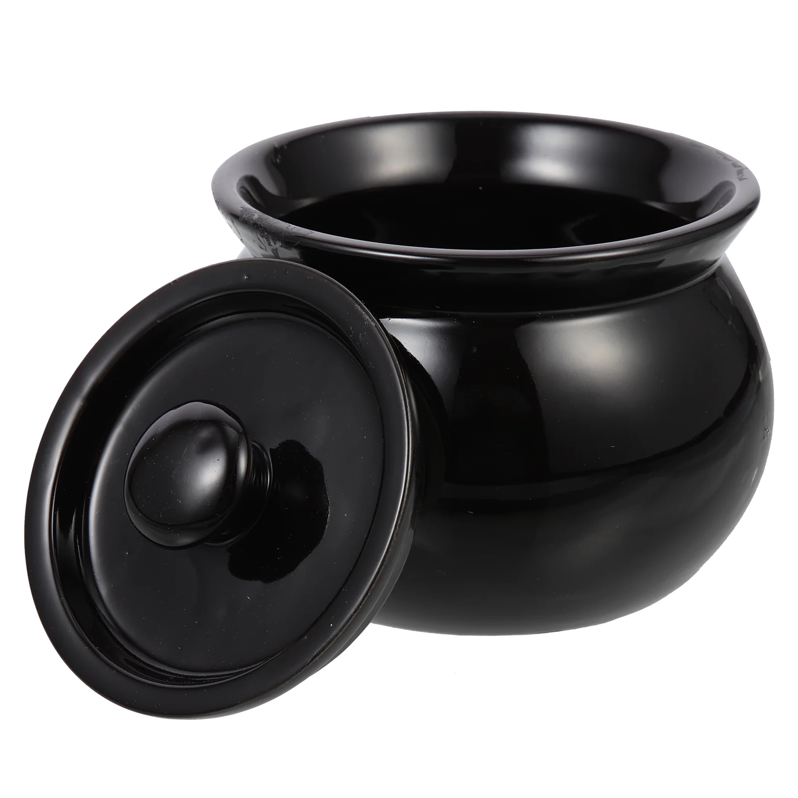 Ceramic Stew 500ml Black Soup Bowl Multi-Function Soup Pot Material Kitchen Tableware Oven Safe Handle Design
Ceramic Stew 500ml Black Soup Bowl Multi-Function Soup Pot Material Kitchen Tableware Oven Safe Handle Design